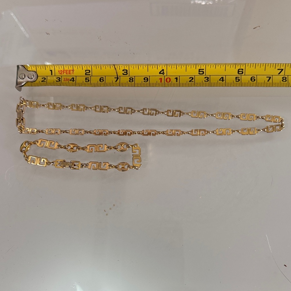 Givenchy VintageGold Necklace and Bracelet Set - Picture 11 of 13